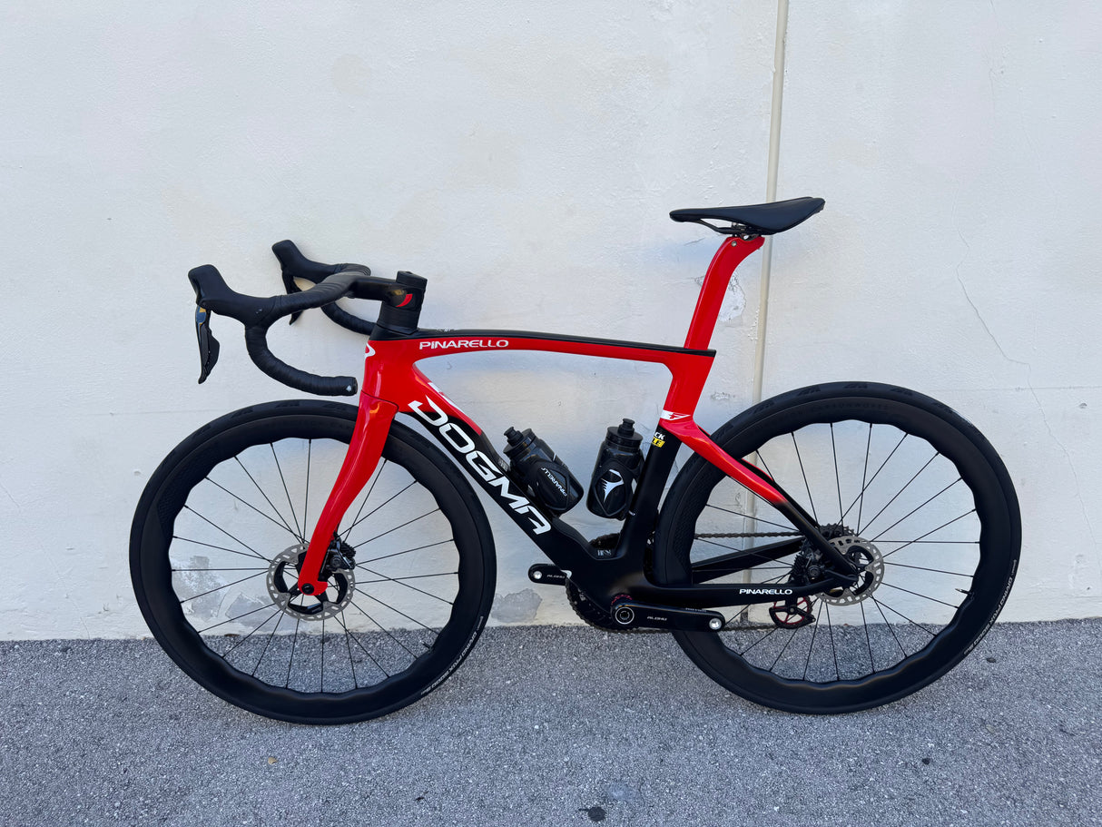 2022 Pinarello Dogma F B611 Red- DuraAce Di2- Princeton Peak 4550 - 53 Pre-Owned