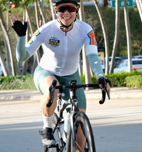 MACK X Hurricanes "SEXY SAGE" Short Sleeve Women's Cycling Jersey