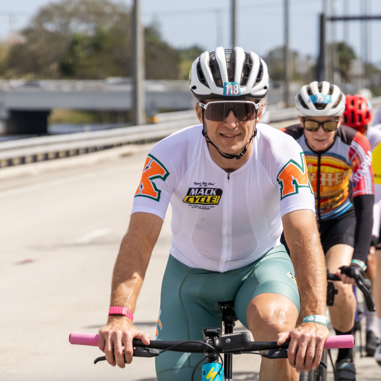 MACK X Hurricanes "SEXY SAGE" Short Sleeve Cycling Jersey
