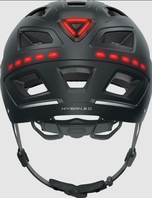 Abus Hyban 2.0 LED Urban Bicycle Helmet