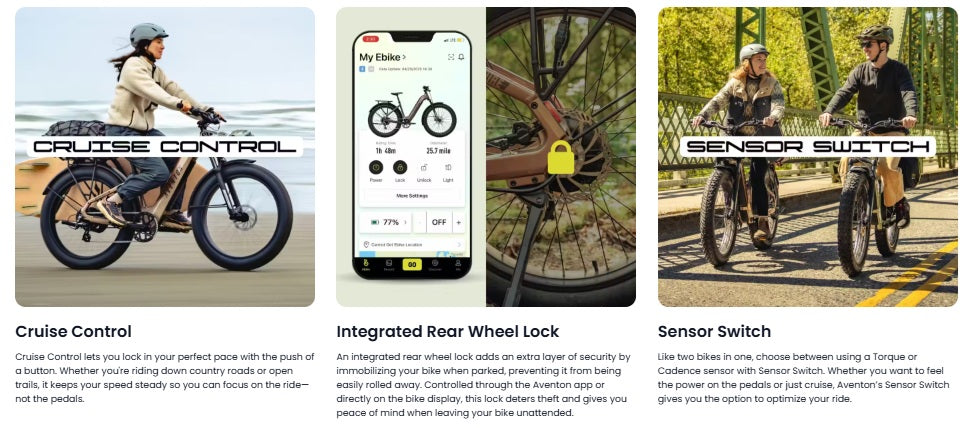 Aventon Aventure 3 Step Through All Terrain E-Bike