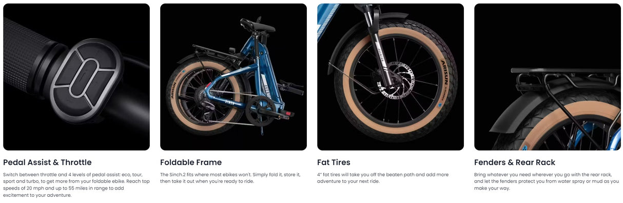 Aventon Sinch.2 8 Speed Step-Through Active E-Bike