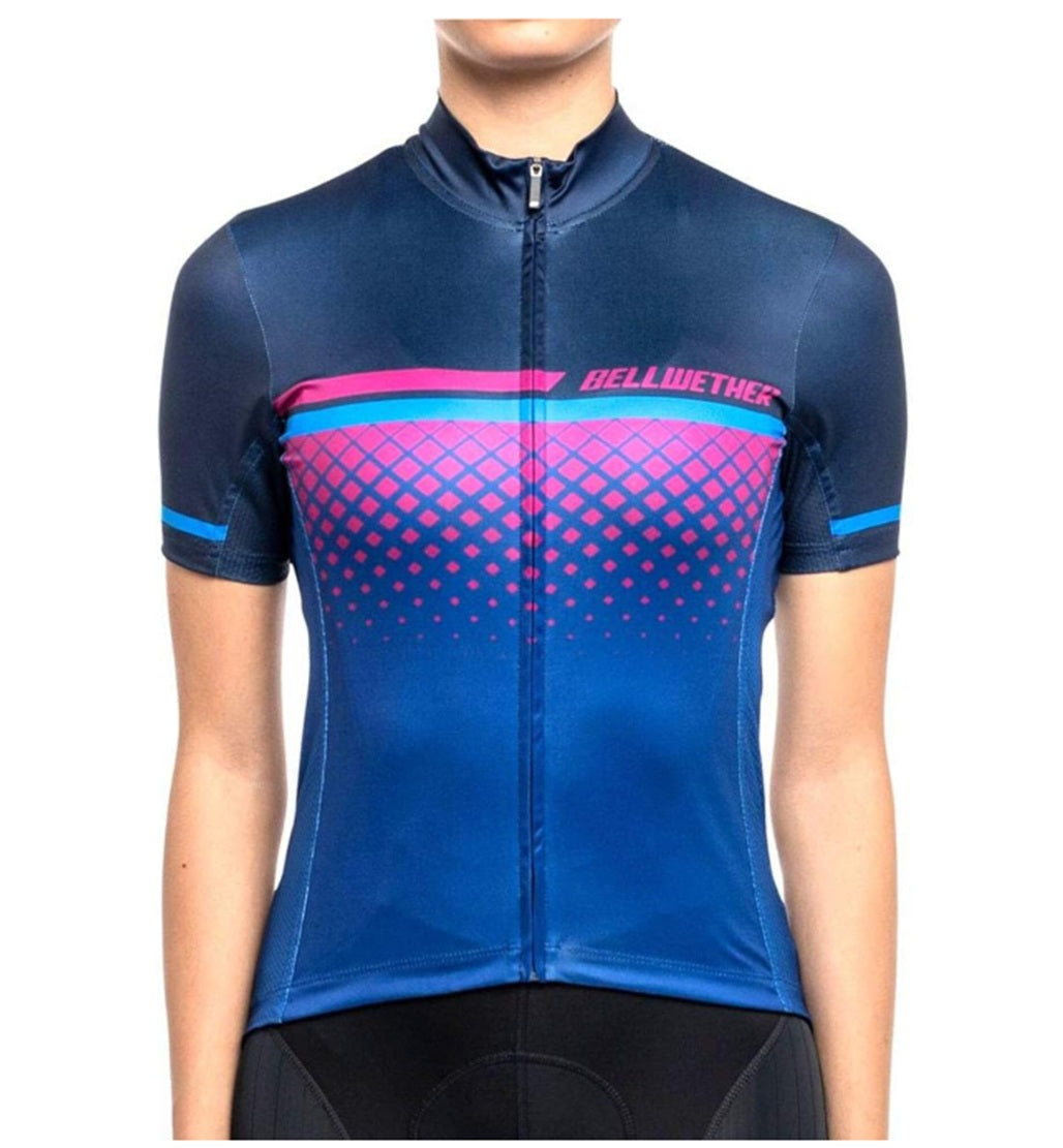 Bellwether Women's Gradient Short Sleeve Full Zipper Cycling Jersey