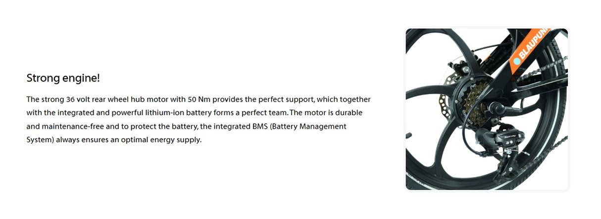 Blaupunkt Fiene 20 Inch Folding e-Bike