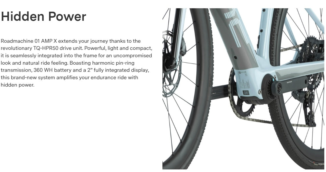 BMC Roadmachine 01 AMP X SRAM Force AXS eTap Carbon Gravel E-Bike