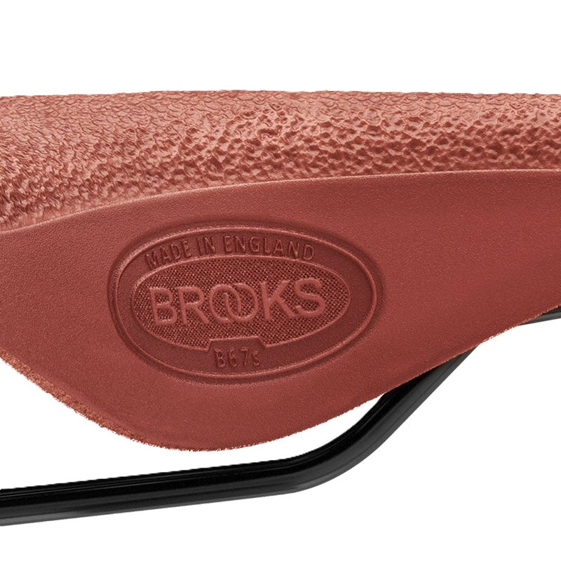 Brooks B67 Short Classic Leather Touring Bicycle Saddle