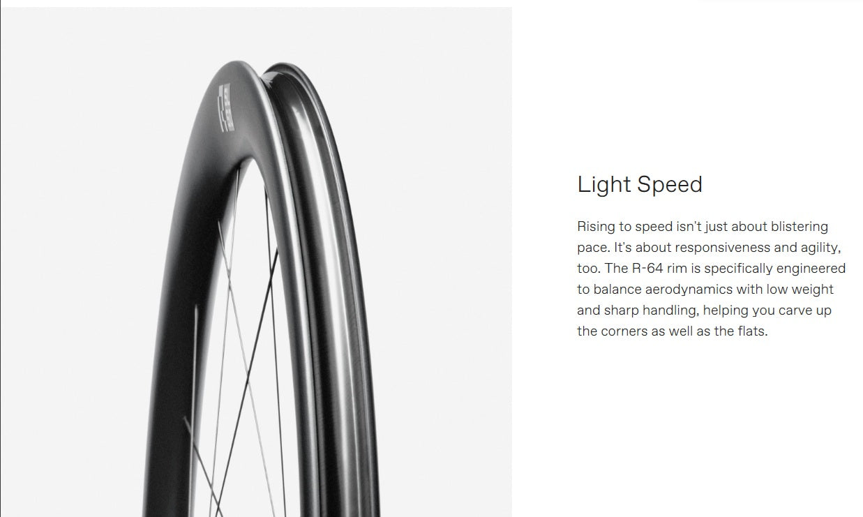 Cannondale Hollowgram R-SL 64 Clincher Tubeless Ready Carbon Wheelset