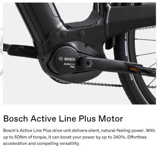 Cannondale Mavaro 3 Low Step Thru 7 Speed Active E-Bike