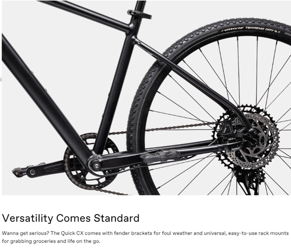 Cannondale Quick CX 2 Trigger LockOut Front Suspension Hybrid Bike
