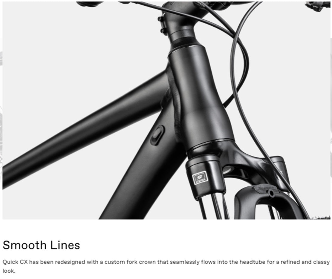 Cannondale Quick CX 2 Trigger LockOut Front Suspension Hybrid Bike
