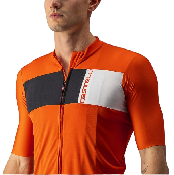 Castelli Prologo 7 Short Sleeve Full Zip Cycling Jersey