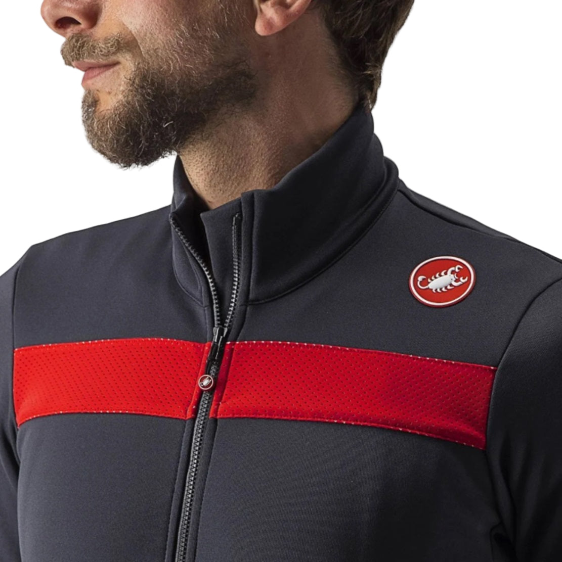 Castelli Puro 3 Full Zip Long Sleeve Cycling Jersey