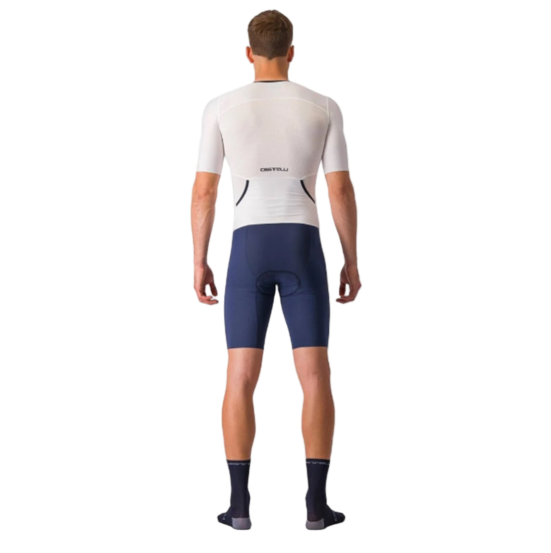 Castelli SanRemo Triathlon Ultra Speed Suit - Ivory/BelgianBlue