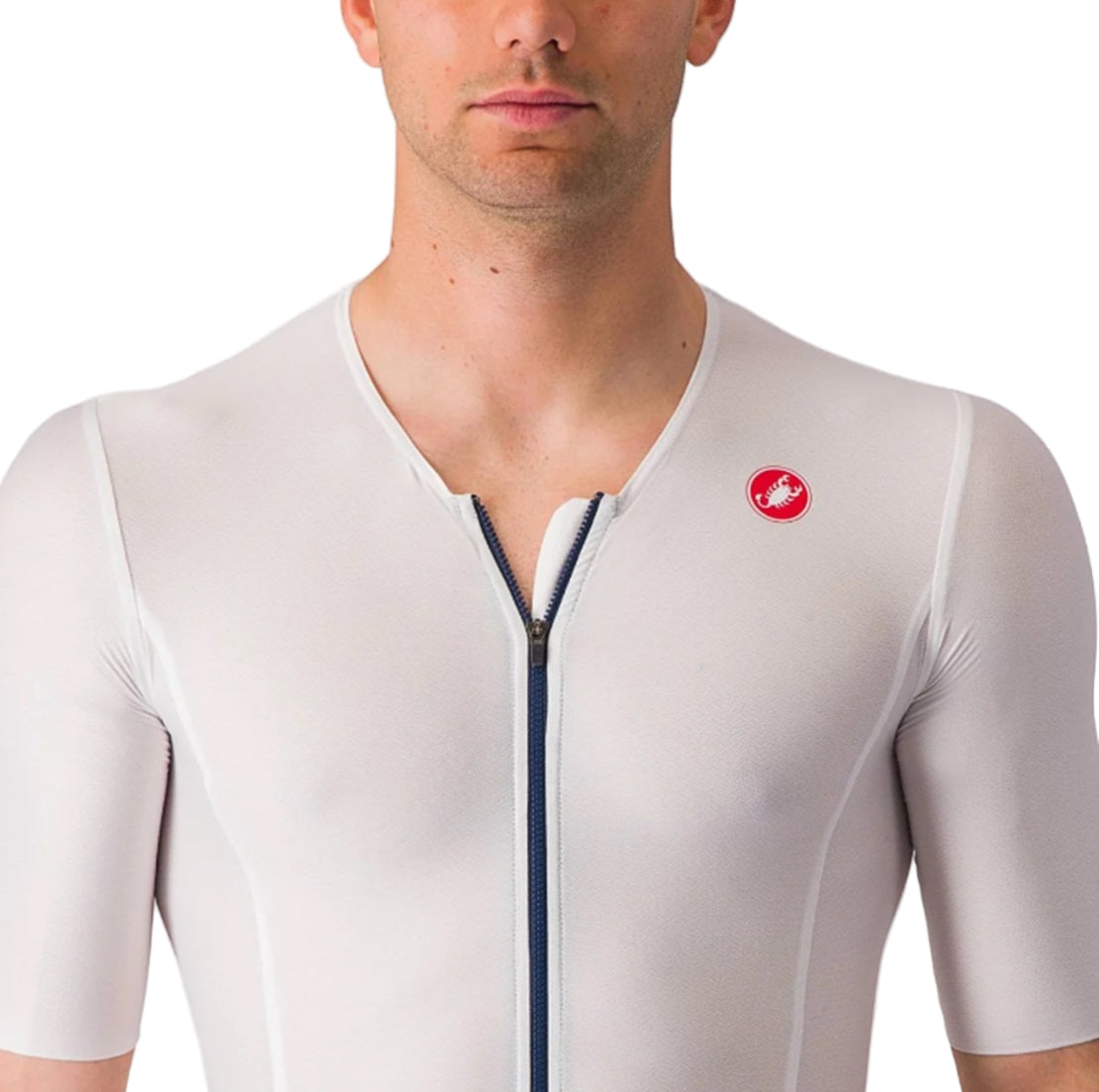 Castelli SanRemo Triathlon Ultra Speed Suit - Ivory/BelgianBlue
