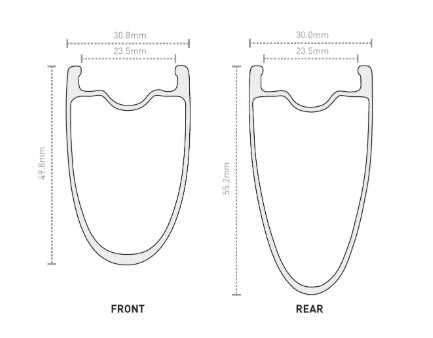 Enve SES 4.5 Pro Carbon Clincher Tubeless Ready Bicycle Wheelset - 700c