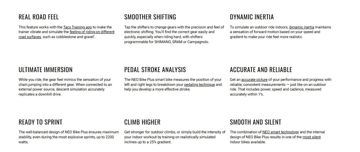 Tacx NEO Bike Plus Smart Bike