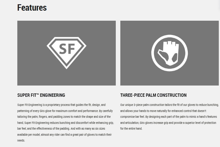 Giro Bravo II Short Finger Cycling Glove