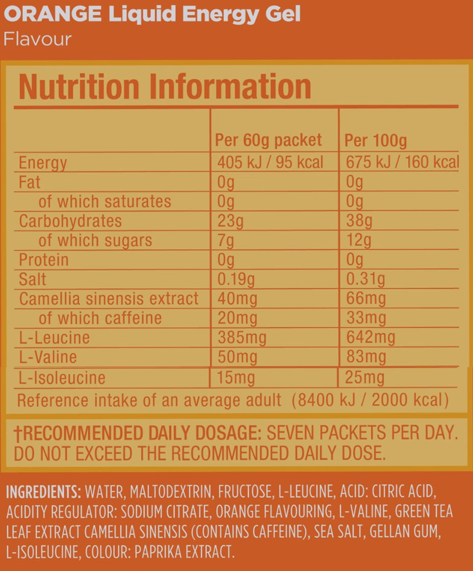 Gu Energy Liquid Energy Gels