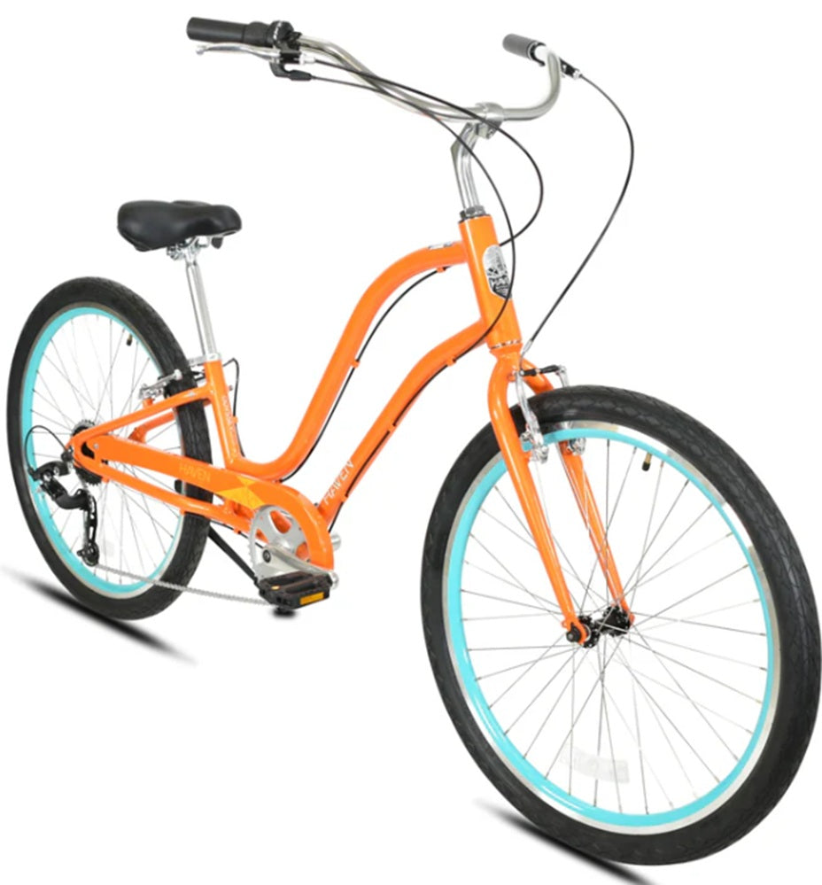 Haven Odyssey 7 26 Inch Step Through Beach Cruiser Bicycle