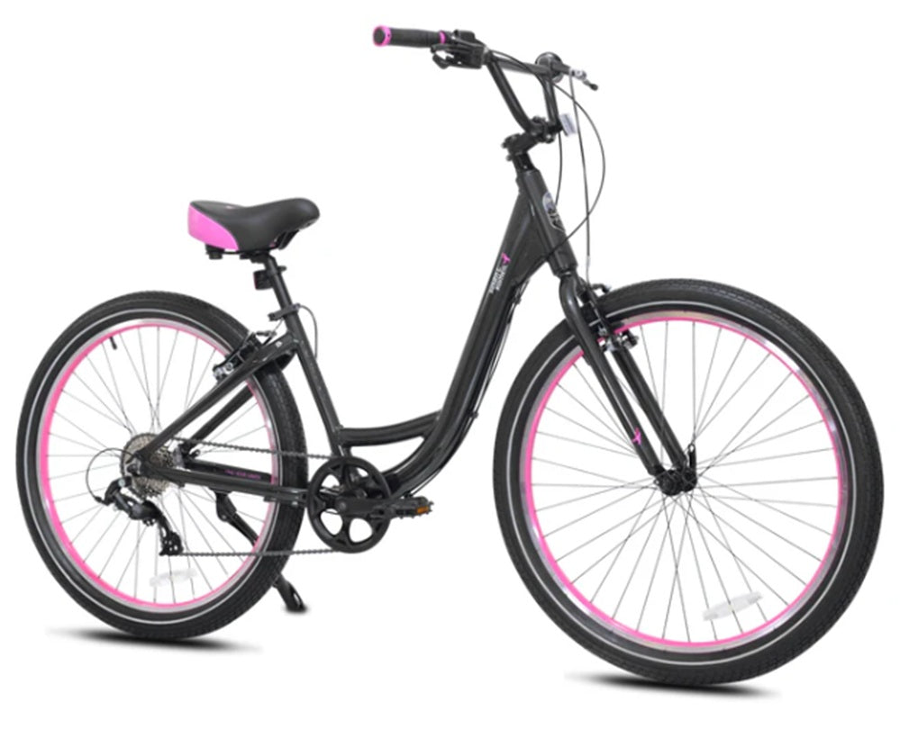 Susan G. Komen Haven 8 27.5 Step Thru 8 Speed Aluminum Beach Cruiser Bike