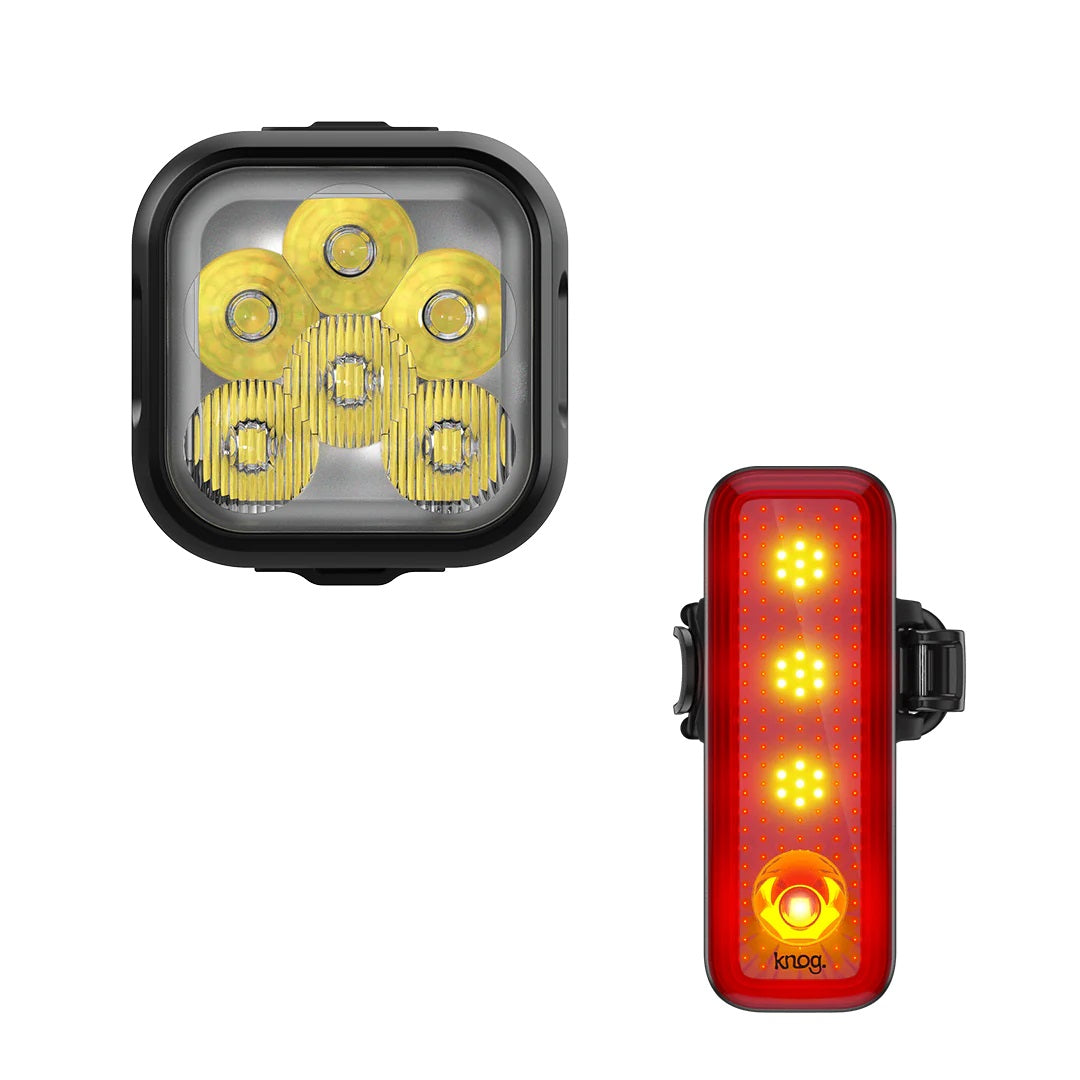 Knog Blinder 1300 Front and Blinder Rear 150 Combo Light Set