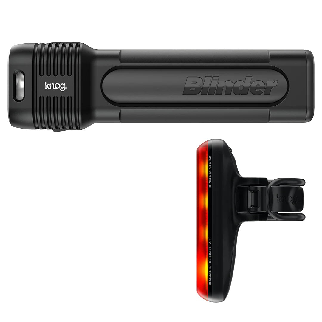 Knog Blinder 1300 Front and Blinder Rear 150 Combo Light Set