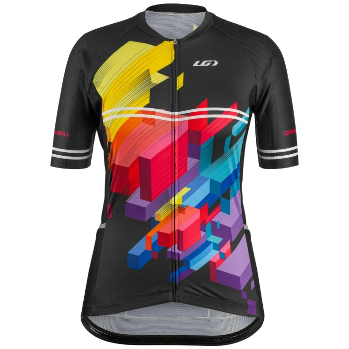 Louis Garneau Women's District 2 Full Zip Short Sleeve Cycling Jersey