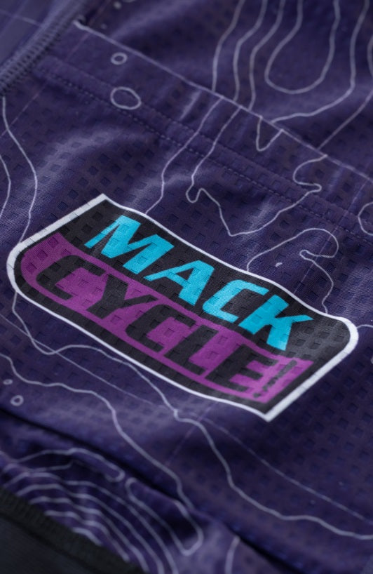Mack Cycle Key West Purple Men's Sleeveless Triathlon Top