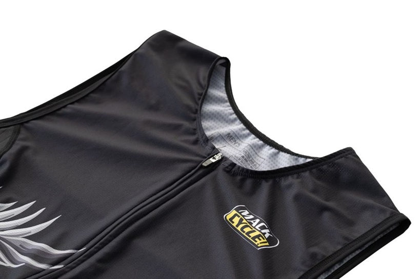 Men's Wild Animals Sleeveless Triathlon Top