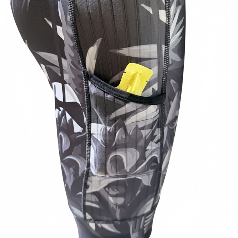 Men's Wild Animals Sleeveless Triathlon Race Suit