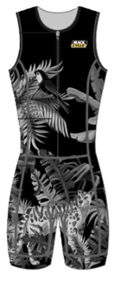 Men's Wild Animals Sleeveless Triathlon Race Suit