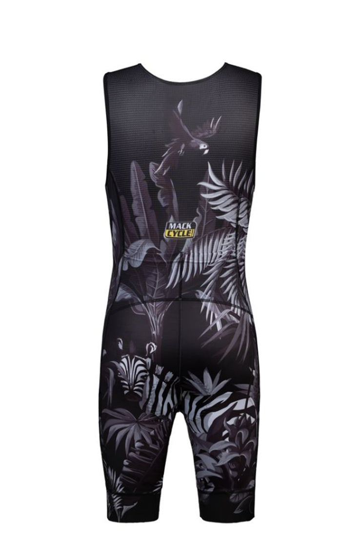 Men's Wild Animals Sleeveless Triathlon Race Suit