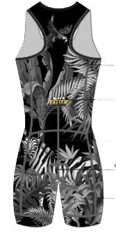 Women's Wild Animals Sleeveless Triathlon Race Suit