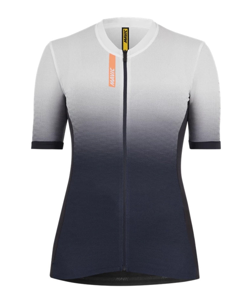 Mavic Women's Essential Graphic Full Zipper Short Sleeve Cycling Jersey