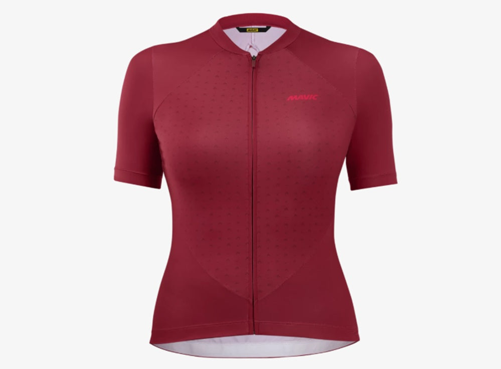 Mavic Women's Sequence Full Zipper Short Sleeve Cycling Jersey