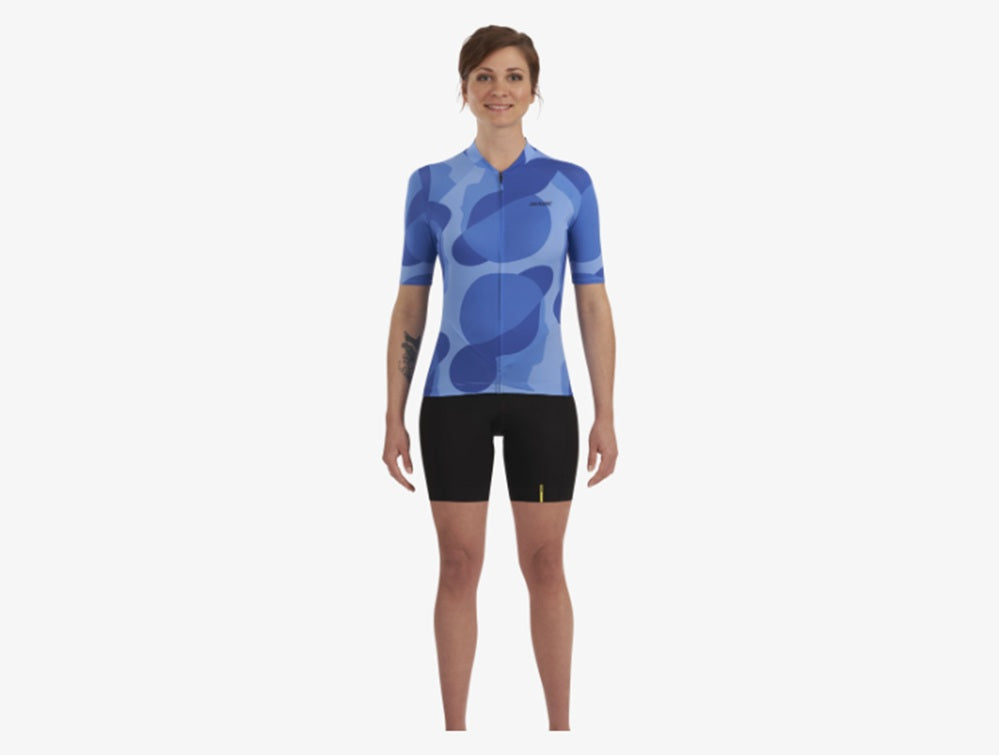 Mavic Women's Sequence Full Zipper Short Sleeve Cycling Jersey