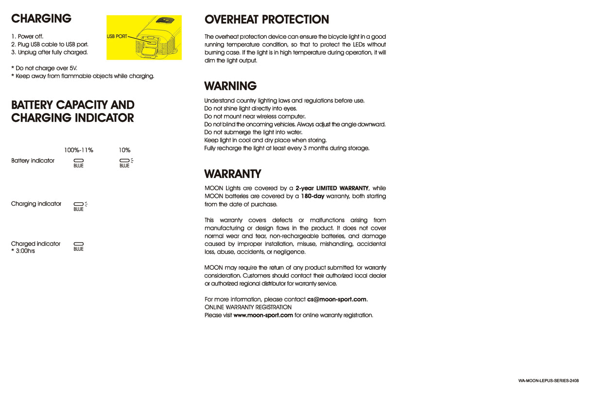 Moon Lepus C1 600 Lumen Bicycle Headlight