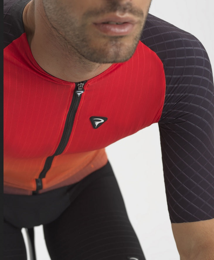 Pinarello Dogma F Short Sleeve Full Zip “Mack Team” Cycling Jersey