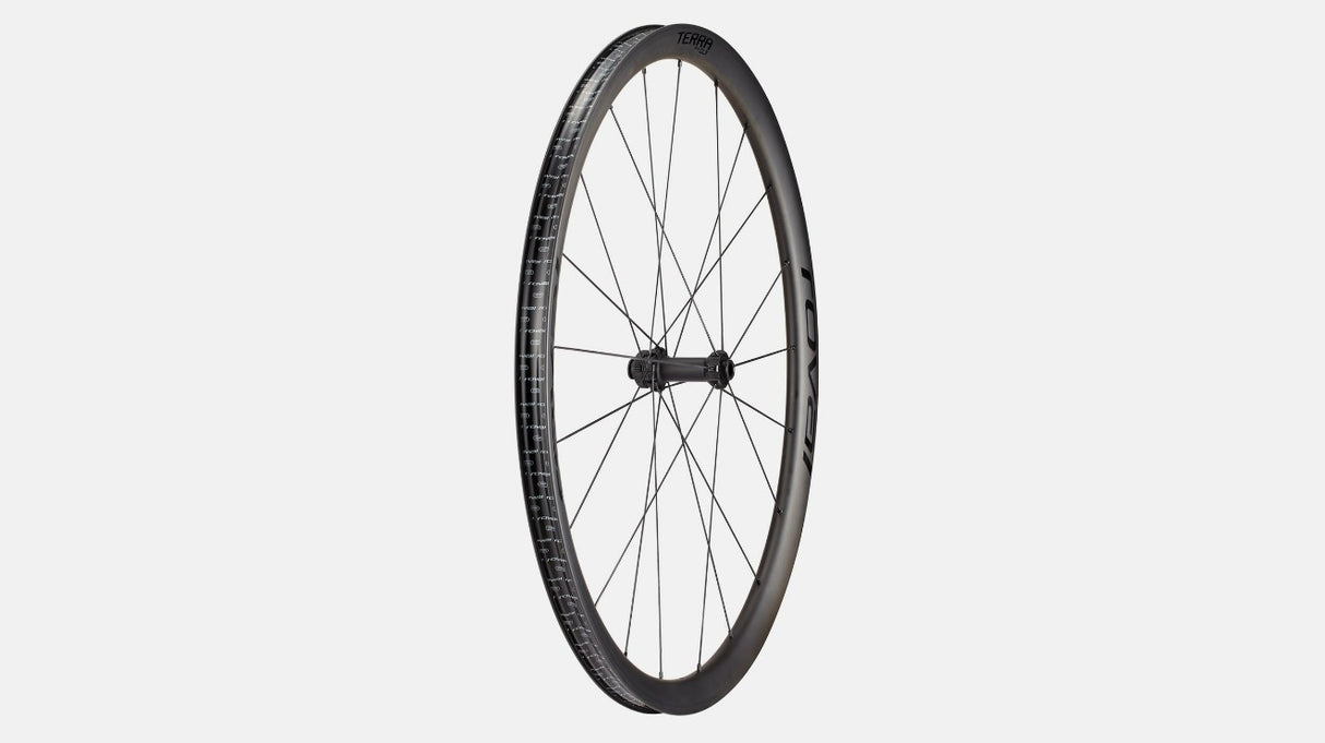 Roval Terra CLX II Carbon Clincher Disc Front Bicycle Wheel - Tubeless Compatible