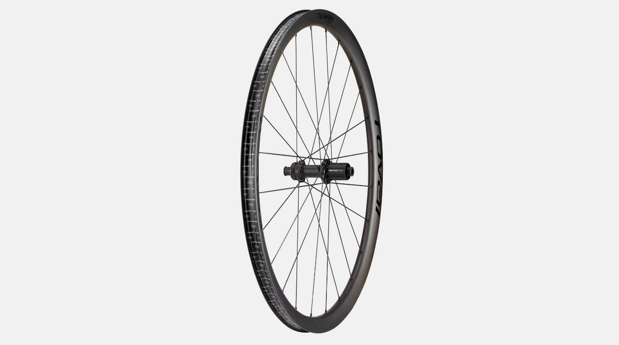 Roval Terra CLX II Carbon Clincher Disc Front Bicycle Wheel - Tubeless Compatible