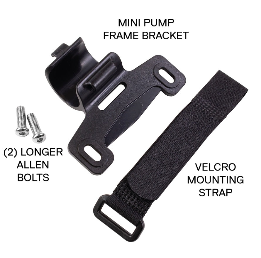 Serfas BS-2D Big Stick Dual Head Mini Bicycle Pump