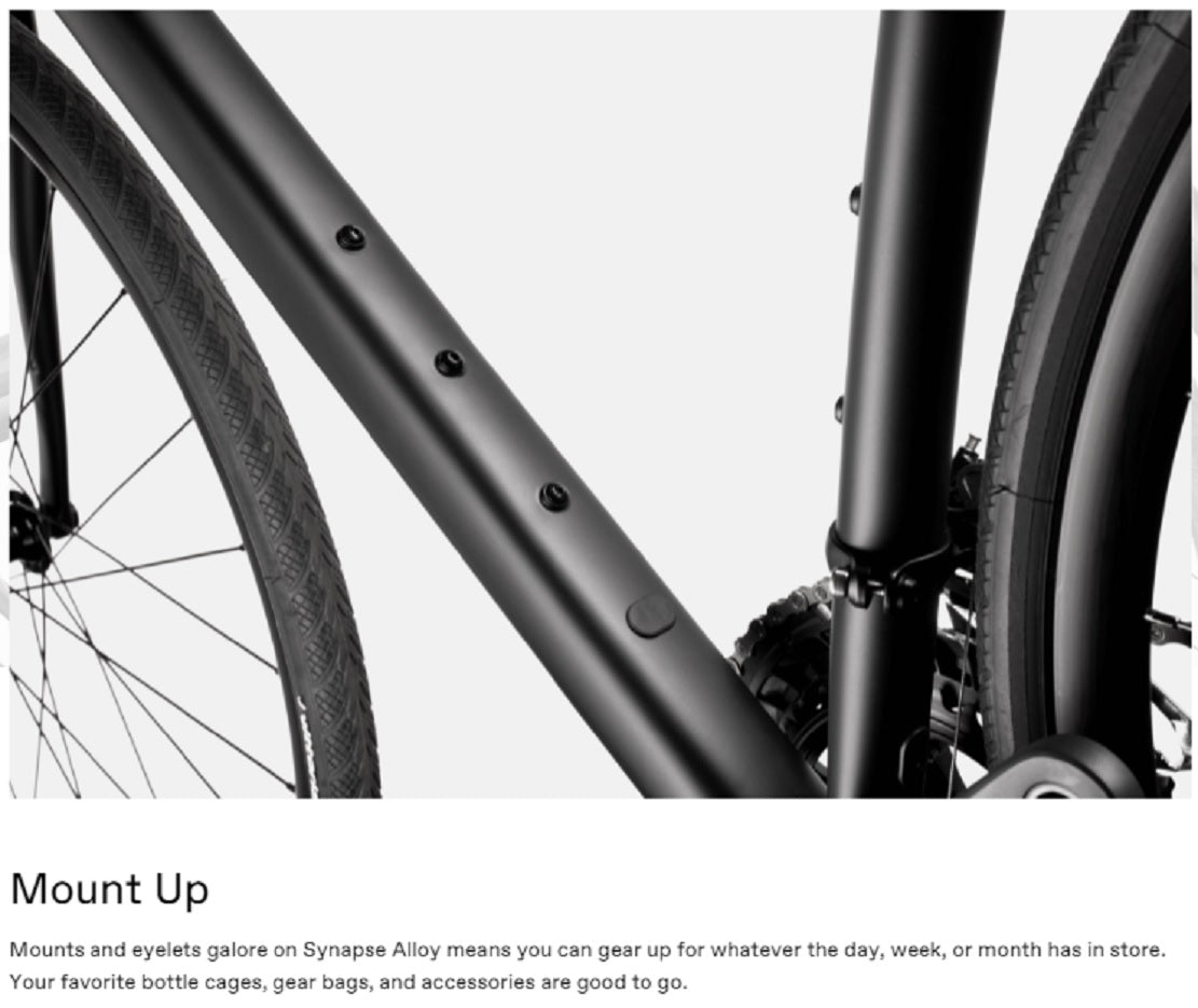 Cannondale Synapse 3 Shimano w/ full carbon fork Road Bike