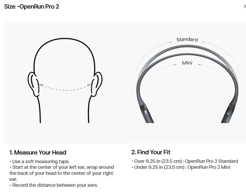 Shokz OpenRun Pro 2 Mini Wireless Headphones