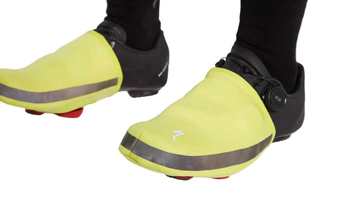Specialized Neoprene Cycling Toe Covers - HyperGreen