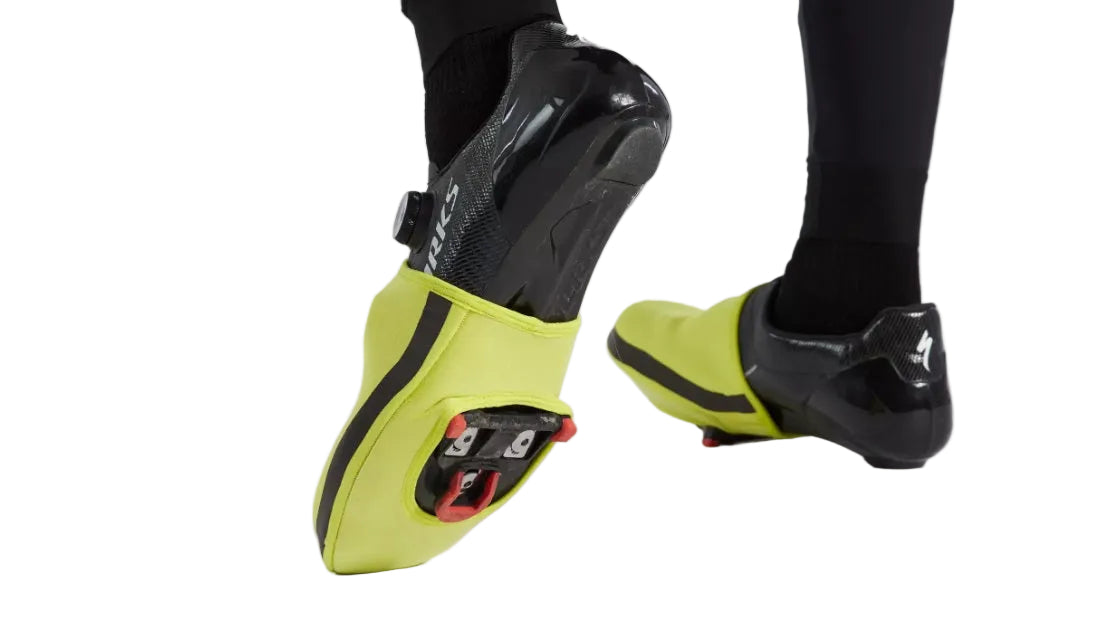 Specialized Neoprene Cycling Toe Covers - HyperGreen