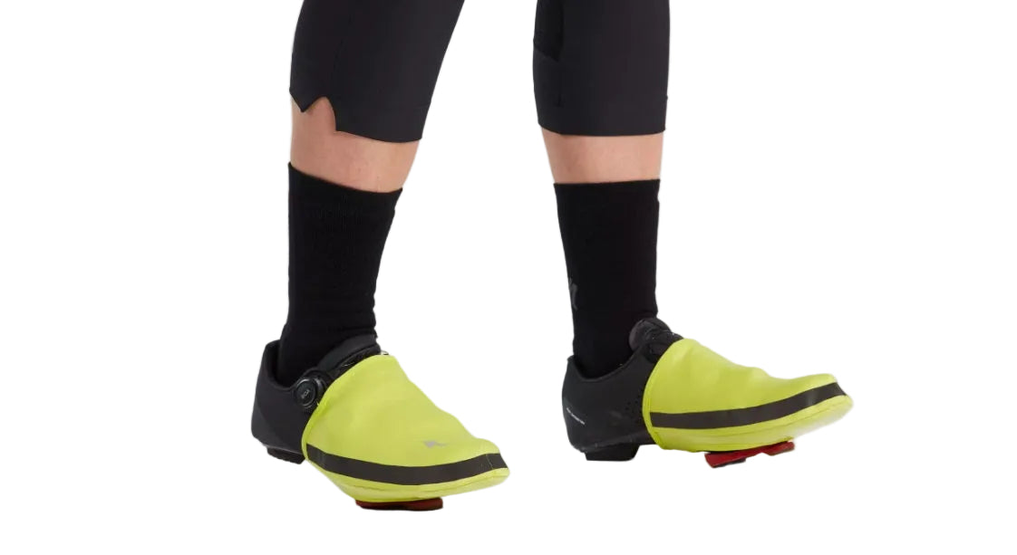 Specialized Neoprene Cycling Toe Covers - HyperGreen