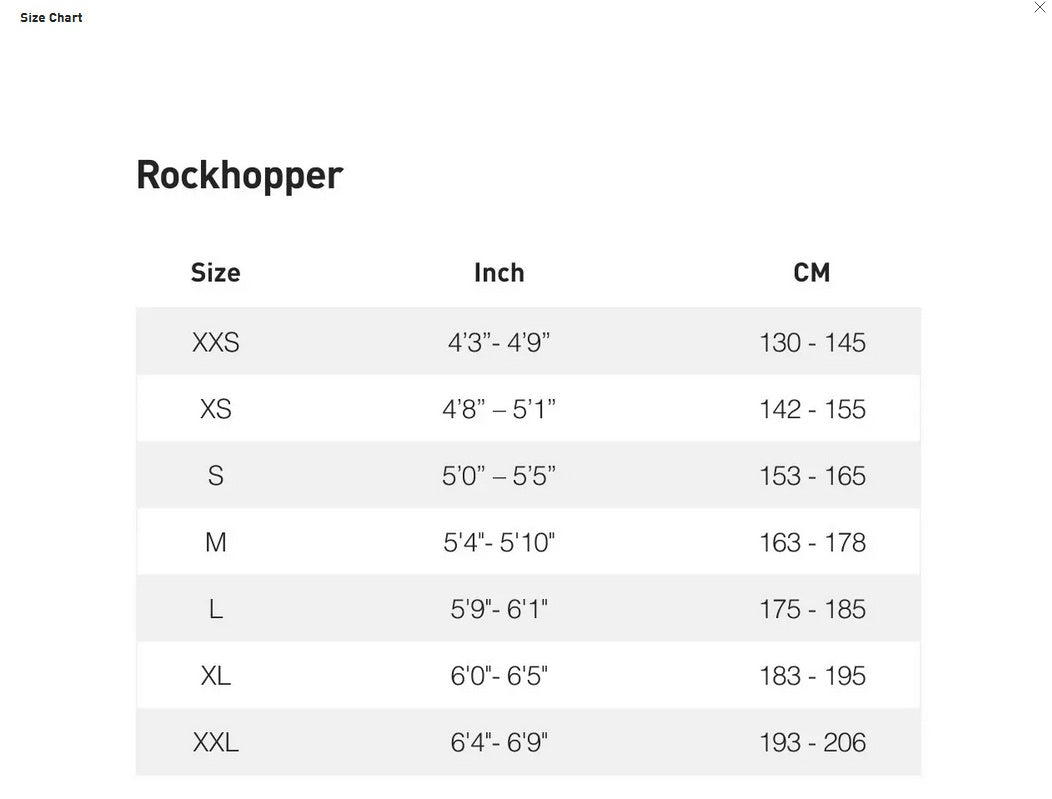 2026 Specialized Rockhopper Base 9 Speed Hardtail Mountain Bike