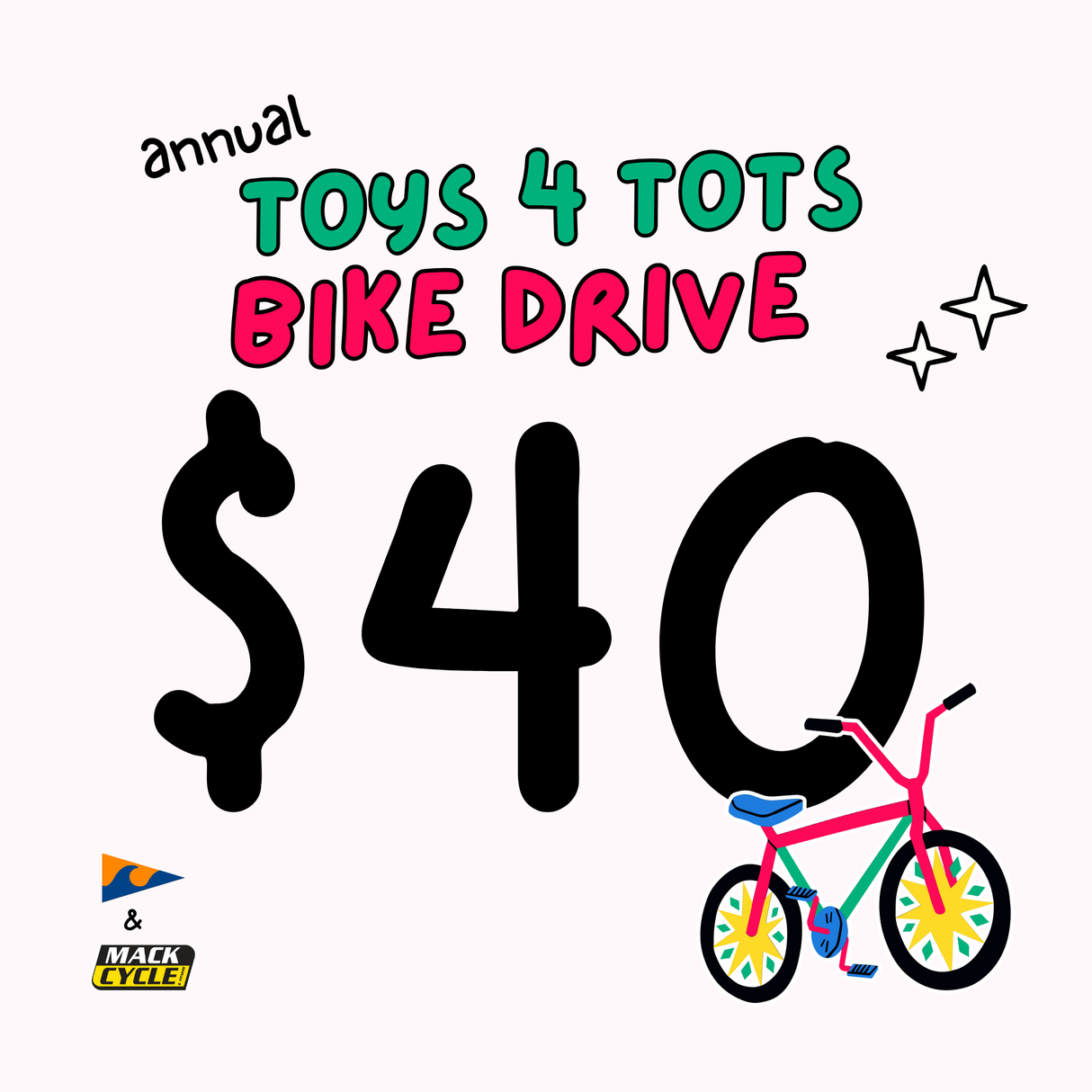 TOYS FOR TOTS BIKE DONATIONS (CRYC)