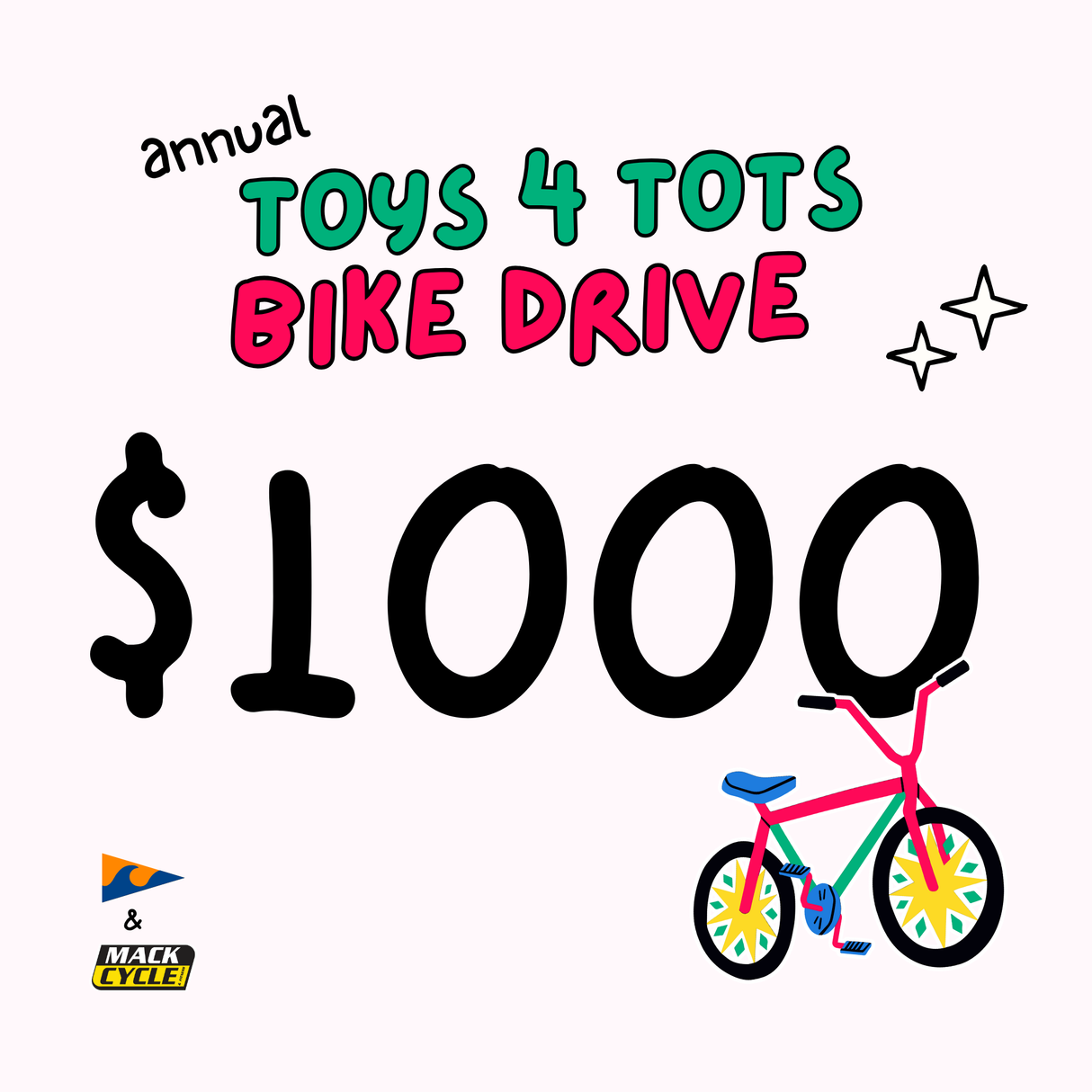TOYS FOR TOTS BIKE DONATIONS (CRYC)