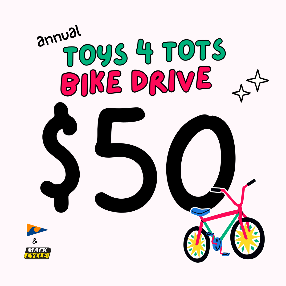 TOYS FOR TOTS BIKE DONATIONS (CRYC)